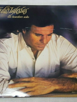 Julio Iglesias Un Hombre Solo LP μεταχειρισμένο, Latin