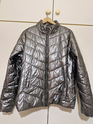 Μπουφάν unisex Dsquared2 ελαφρύ γκρι-ασημί μέγεθος XL σε πολύ καλή κατάσταση