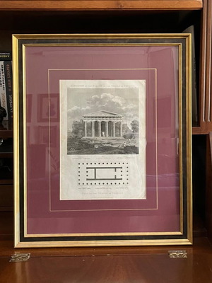 Αυθεντική Χαλκογραφία Delettre 1805 Σαν καινούργιο, Θησείο Αθήνα
