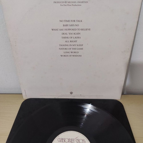 Christopher Cross Another Page vinyl record used, rock