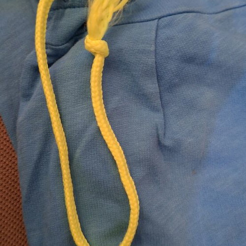 Iso women's cotton pants blue electric like new