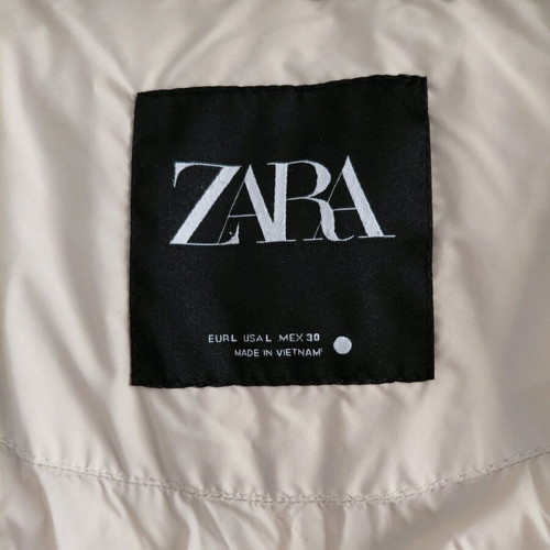 Zara women's jacket used, beige, size XL