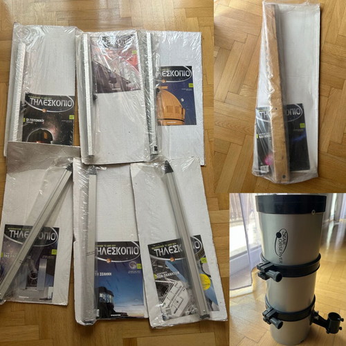 DeAgostini Build Your Own Telescope magazine and parts pack used