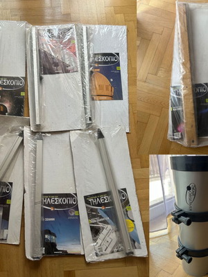 DeAgostini Build Your Own Telescope magazine and parts pack used