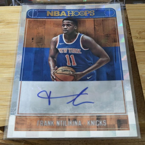 Frank Ntilikina NBA Hoops Auto card like new