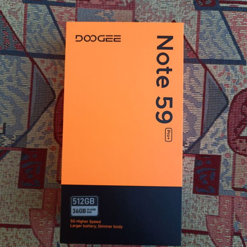 Doogee Note 59 Pro+ Android 16 smartphone like new, 36GB RAM, 512GB storage