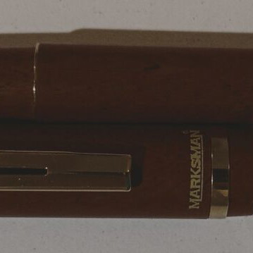 Marksman pen, fountain pen and mechanical pencil set used in case