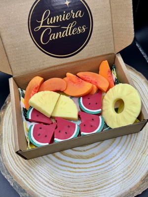 Summer Box Wax Melts by Lumiera Candless, new, fruit scents