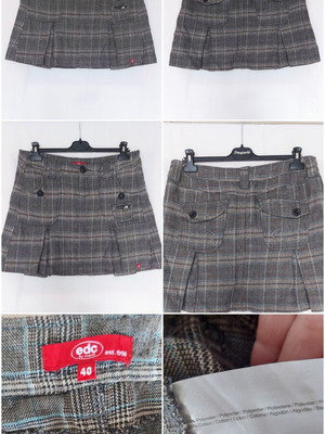 Esprit EDC vintage κοντή φούστα σαν καινούργια, μεγέθη L και XL