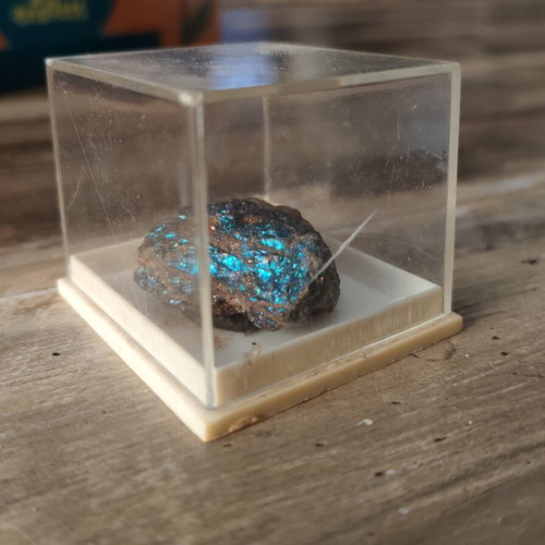 Chalcopyrite Crystal Natural Sample from Mexico used in Box