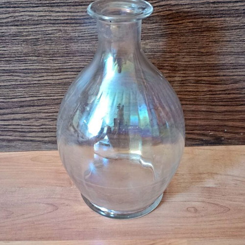 Vintage bottle for alcohol, water or vase, used, good condition