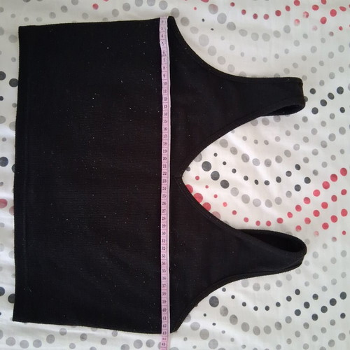 Vintage crop top black size L like new