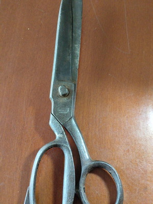Vintage ψαλίδι ραφτη F.Klein Solingen 23 cm μεταχειρισμένο, ανθρακούχος χάλυβας