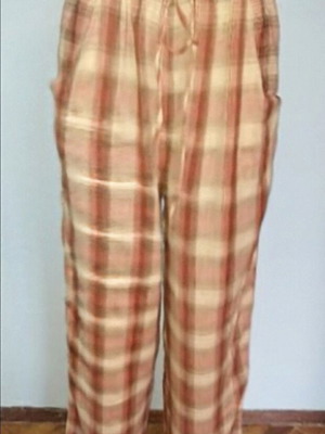 Etam Vintage Women's Pajama Pants L/XL like new, cotton and linen