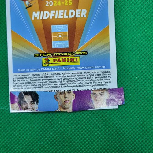 Pedrozo Panini Greek Superleague 2024-25 card in excellent condition