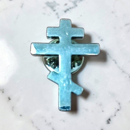 Orthodox Cross Pin New Metal
