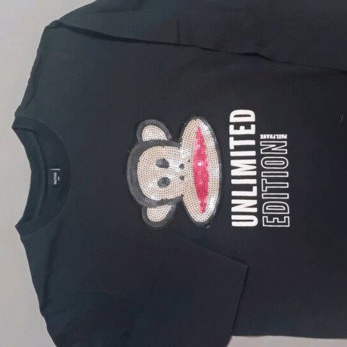 Paul Frank long-sleeve black shirt 10-12 years like new