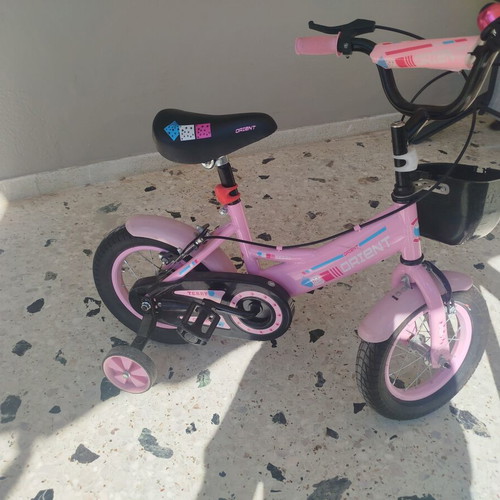 Children's bike used, city type, pink
