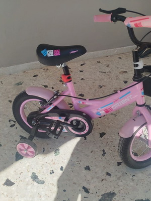 Children's bike used, city type, pink