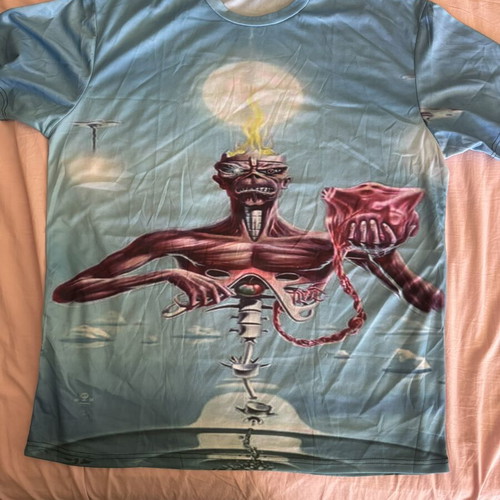Iron Maiden T-shirts new, pack of 4, polyester mesh