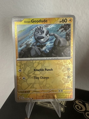 Alolan Geodude Pokemon Card new condition