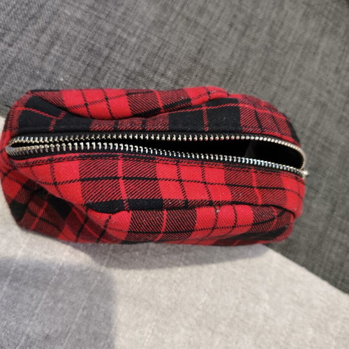 Women's toiletry bag, red