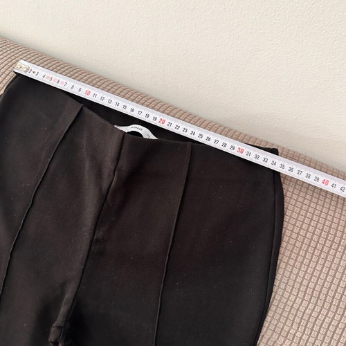 Black flared pants Mango size M like new