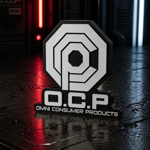 Omnicorp Robocop Logo Letter "P" new