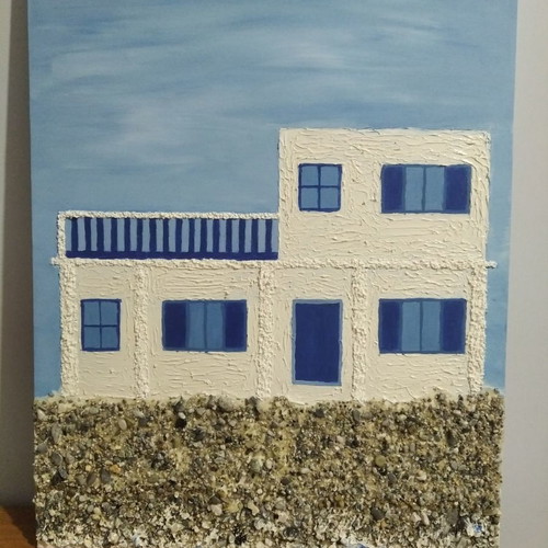 Painting island new, dimensions 40x50
