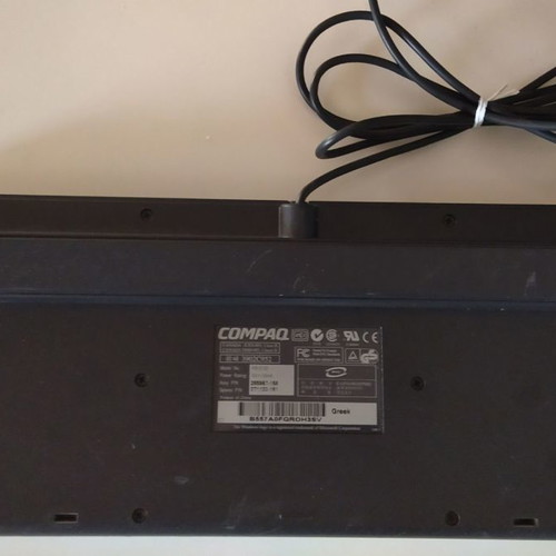 Compaq KB-0133 GR PS2 Keyboard used, Greek layout