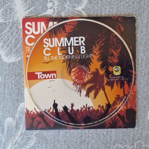 Summer Club Till The Morning Light CD promo, like new