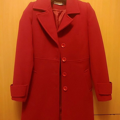 Ysatis coat red size S like new