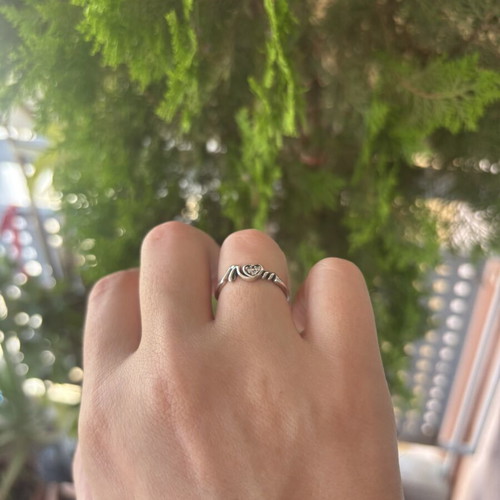Pandora Mum Ring new, silver, size 56