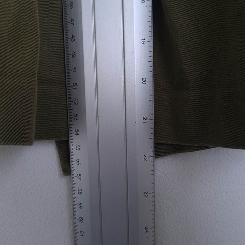 Thomas Burberry women's vintage pleated skirt size 42 / L / XL, green