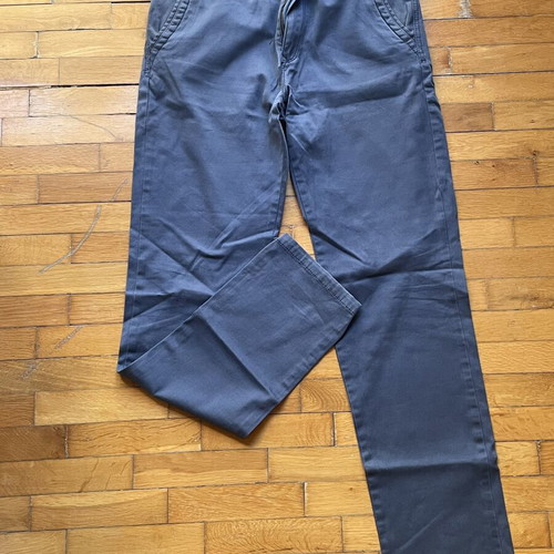 Berto Lucci fabric pants like new, blue