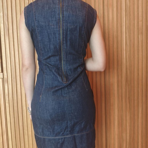 Attrattivo denim mini dress like new, blue