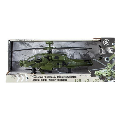 Apache Military Helicopter new with sound and light