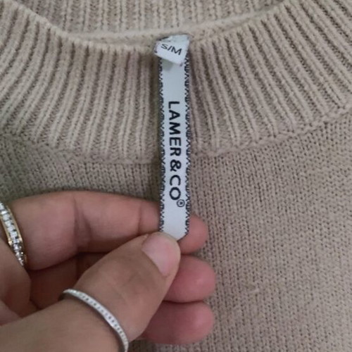 Lamer&Co sweater used, size S/M, beige