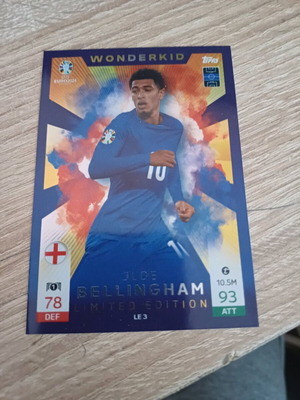 Картичка Jude Bellingham Panini Limited Edition нова