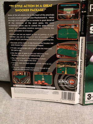 International Snooker Championship PS2 μεταχειρισμένο, σε πολύ καλή κατάσταση
