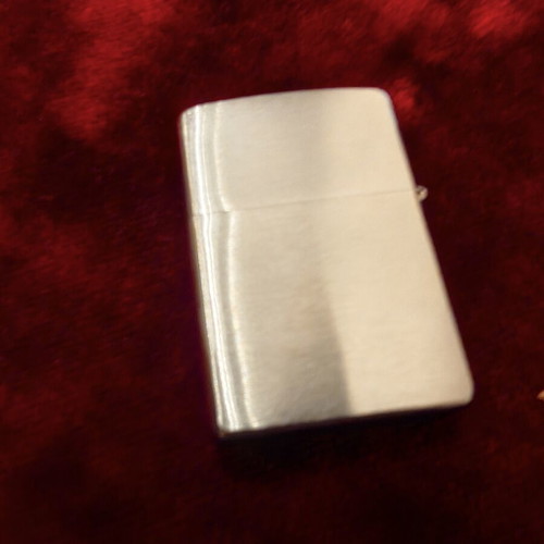 Zippo ISAF Afghanistan 2003 lighter brushed chrome, like new
