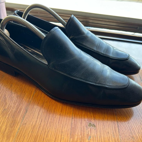 Prada men's shoes used, size 44.5, authentic with box