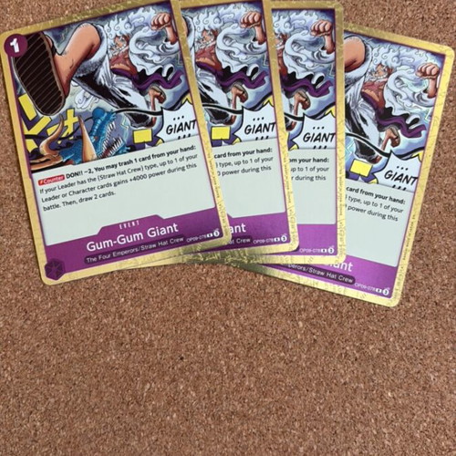 One Piece card game Gum-Gum Giant x4