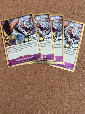 One Piece card game Gum-Gum Giant x4