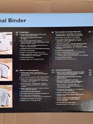 Thermal binder new, binding machine