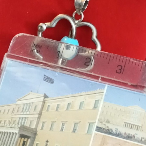 Silver 925 necklace with amulet chain 44, like new