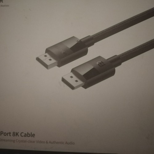 Ugreen DisplayPort 1.4 cable 1m black ultra hi speed 8K/60Hz