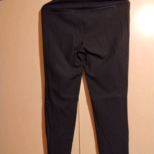 Zara black pants like new size S with zipper at hem