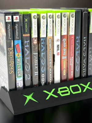 Xbox 360 and Original Xbox game holder for 12 games made to order