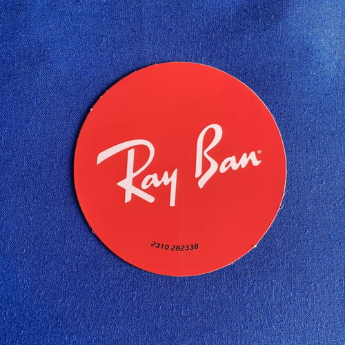 Ray Ban promotional fridge magnet, 8cm diameter